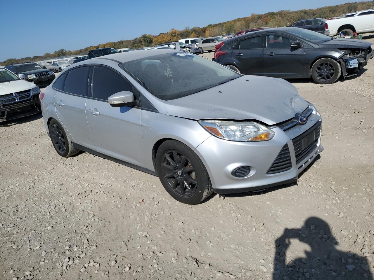 2014 Ford Focus VIN 1FADP3F24EL276264 Copart auction photo, front end damage thumbnail 4