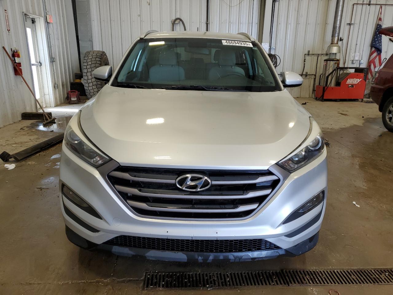 2016 Hyundai Tucson VIN KM8J33A48GU070200 Copart auction photo, side / rear end damage thumbnail 5