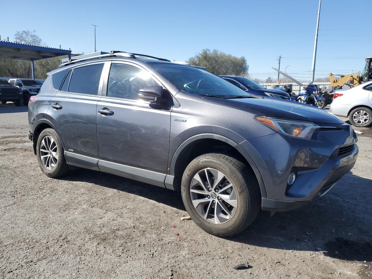 2017 Toyota RAV 4 VIN JTMRJREV4HD136701 Copart auction photo, rear end damage thumbnail 4
