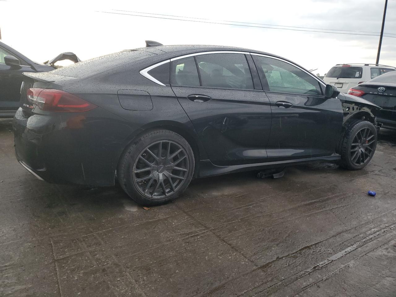 2018 Buick Regal VIN W04GS6SS5J1093159 Copart auction photo, front end / side damage thumbnail 3