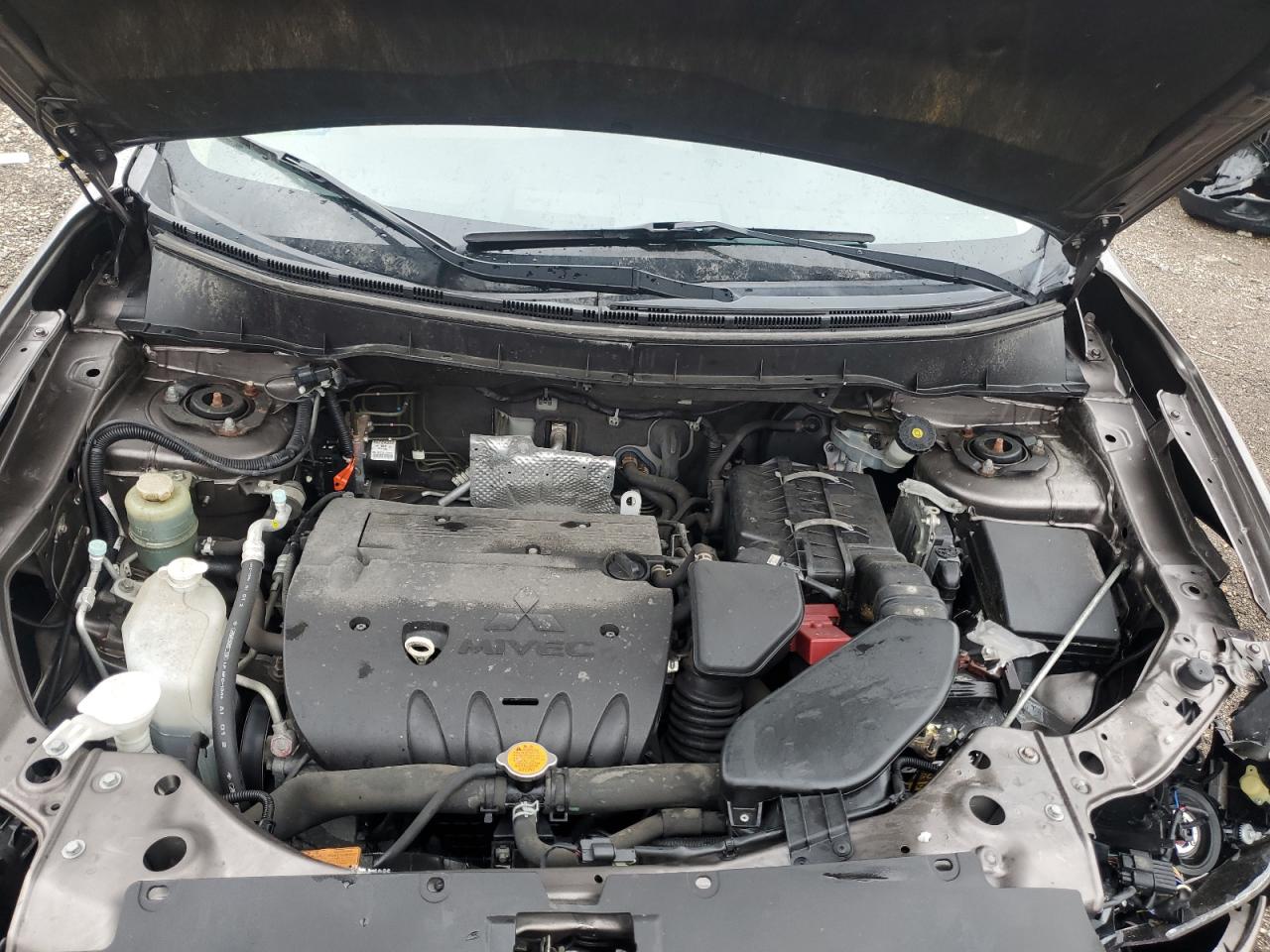 2012 Mitsubishi Outlander VIN JA4AS3AW1CU007713 Copart auction photo, front end / side damage thumbnail 12