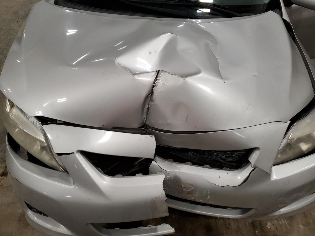 2010 Toyota Corolla VIN 1NXBU4EE3AZ284593 Copart auction photo, front end / rear end damage thumbnail 11