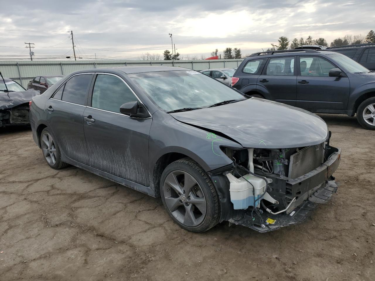 2012 Toyota Camry VIN 4T1BK1FK6CU501503 Copart auction photo, front end damage thumbnail 4
