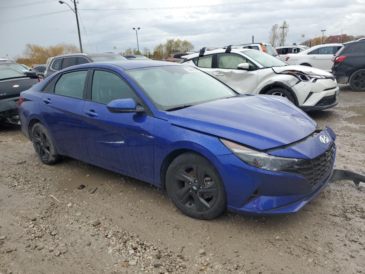 2022 Hyundai Elantra VIN KMHLM4AG2NU322199 Copart auction photo, front end / minor dent/scratches damage thumbnail 4