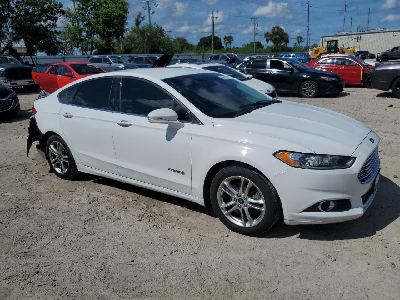 2016 Ford Fusion VIN 3FA6P0LUXGR126449 Copart auction photo, rear end damage thumbnail 4