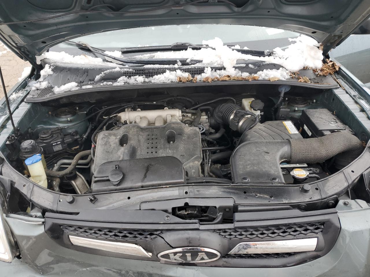 2009 KIA Sportage VIN KNDJE723197591627 Copart auction photo, front end / frame damage damage thumbnail 12