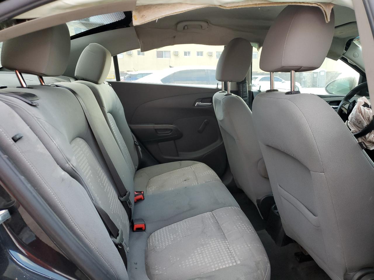 2013 Chevrolet Sonic VIN 1G1JA5SG7D4255728 Copart auction photo, front end / undercarriage damage thumbnail 10
