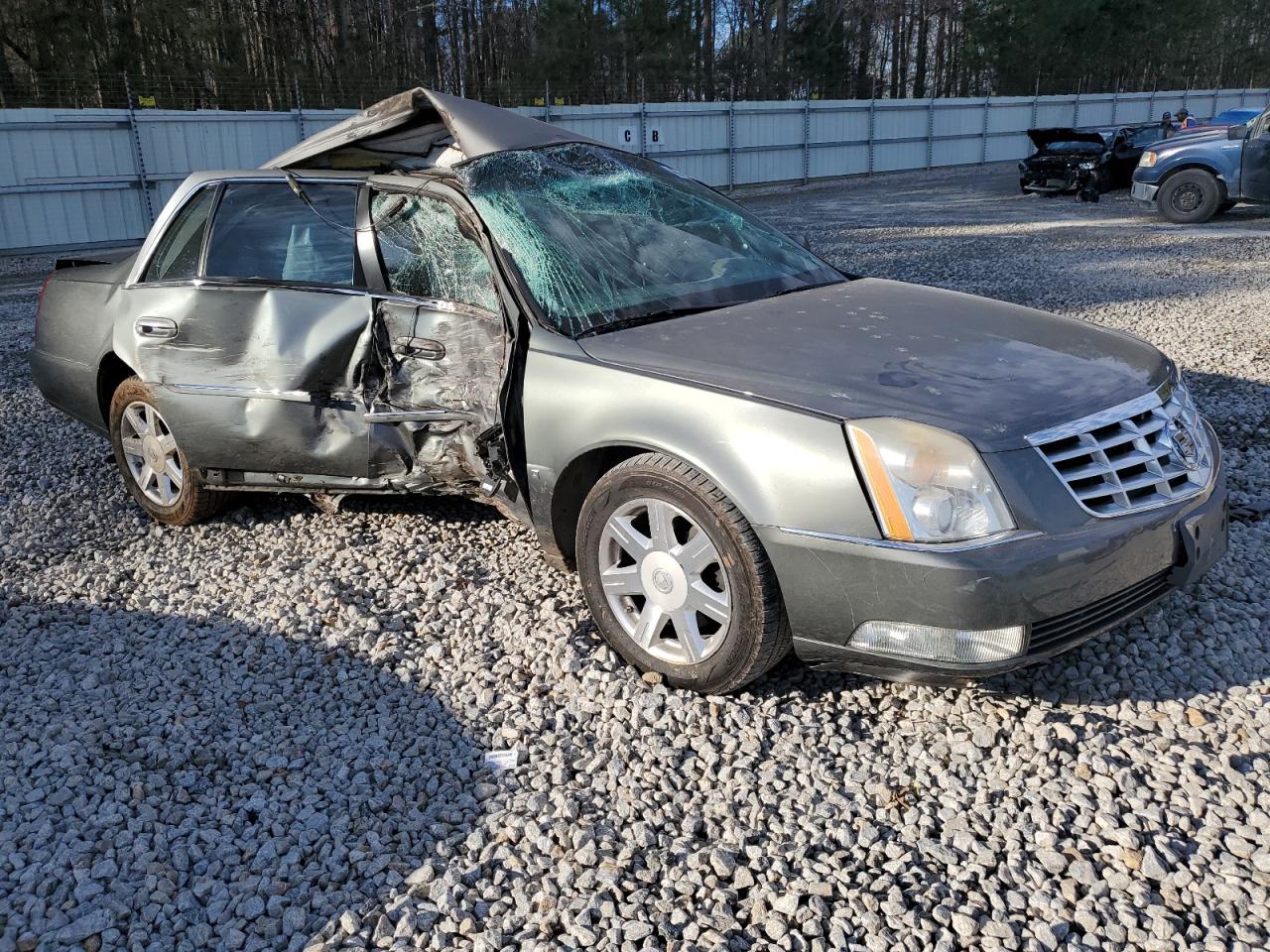 2006 Cadillac DTS VIN 1G6KD57Y16U114700 Copart auction photo, side damage thumbnail 4