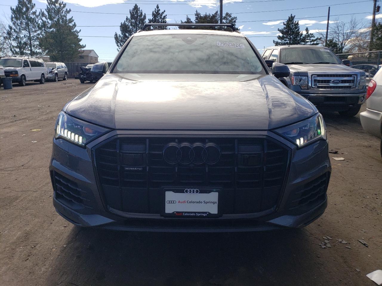 2023 Audi Q7 VIN WA1VXBF7XPD024742 Copart auction photo, rear end damage thumbnail 5