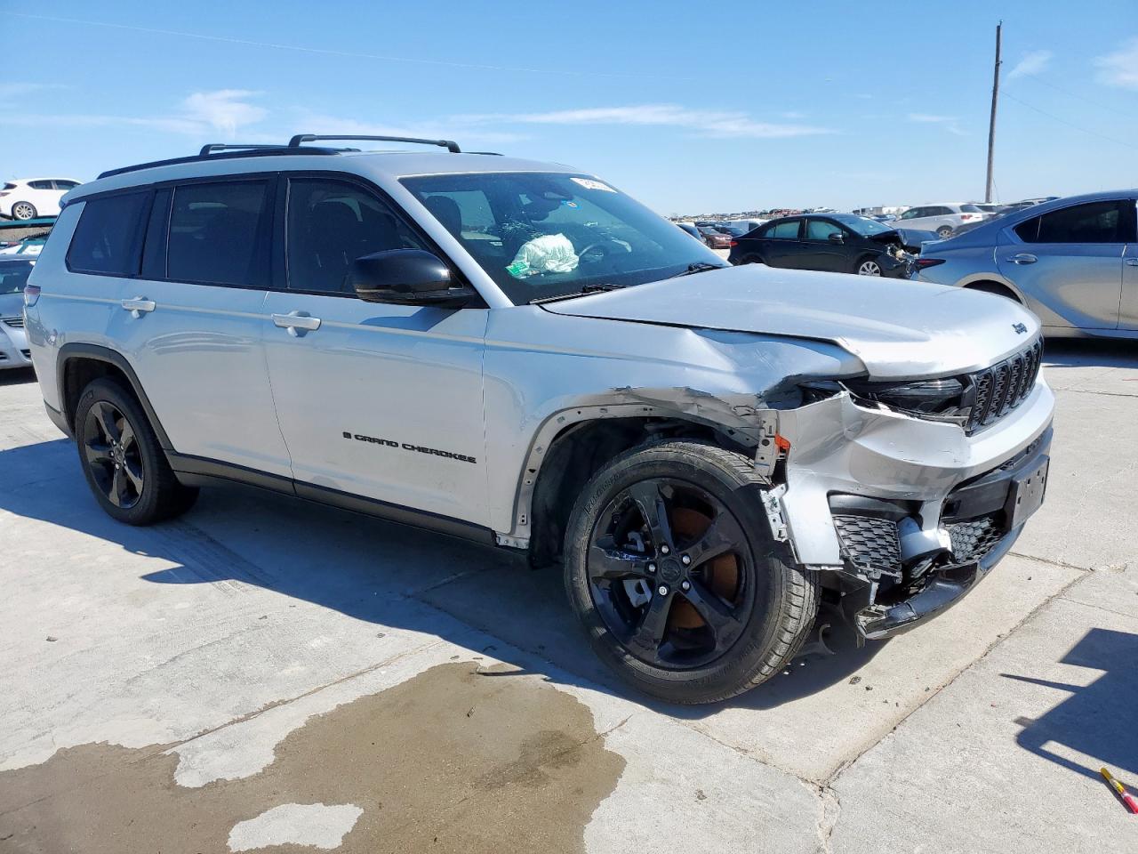 2021 Jeep Grand Cherokee VIN 1C4RJKAG9M8182140 Copart auction photo, front end / undercarriage damage thumbnail 4