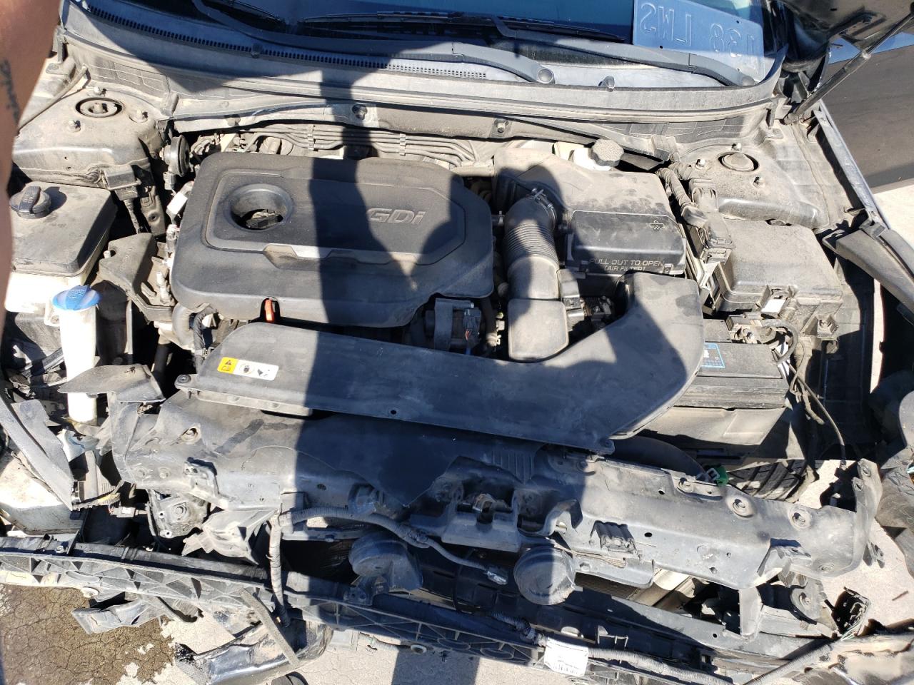 2016 Hyundai Sonata VIN 5NPE34AF9GH432185 Copart auction photo, front end damage thumbnail 12