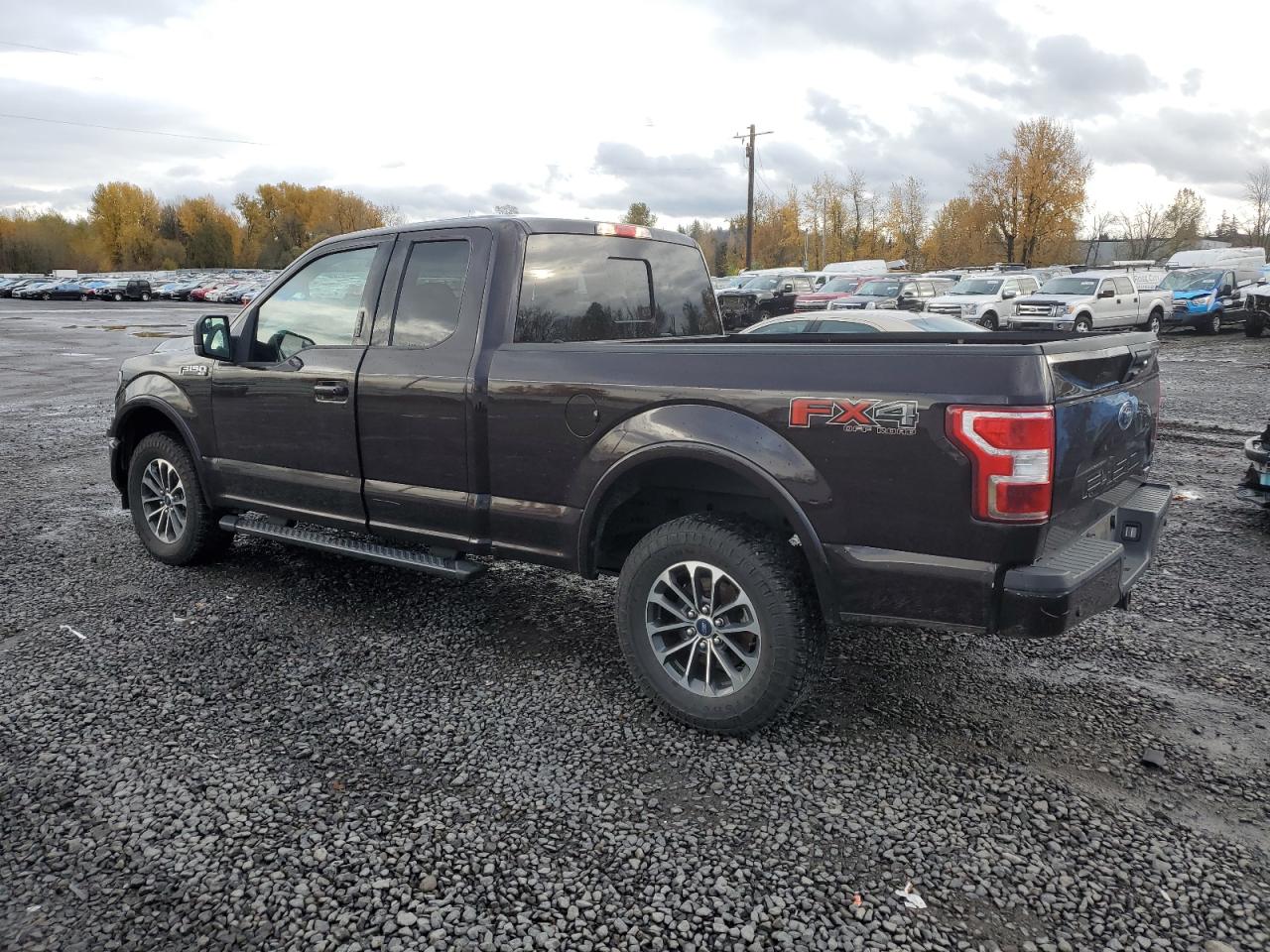 2020 Ford F-150 VIN 1FTFX1E45LKF10490 Copart auction photo, front end / frame damage damage thumbnail 2