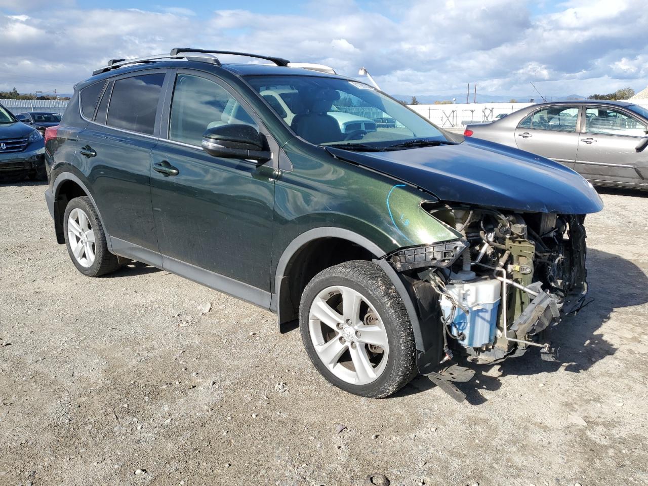 2013 Toyota RAV 4 VIN 2T3RFREV3DW054182 Copart auction photo, front end damage thumbnail 4