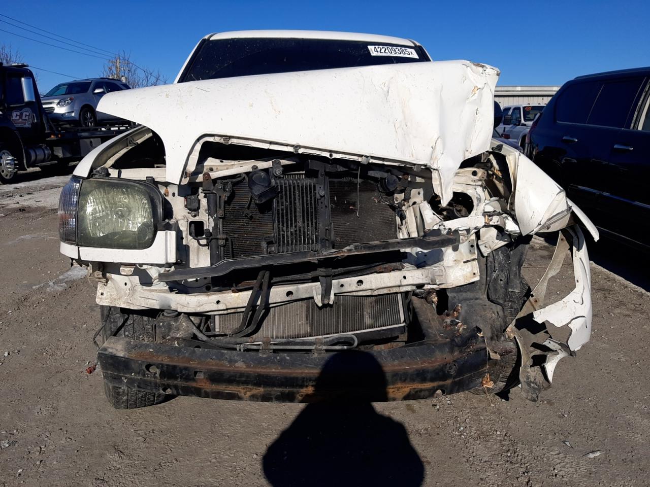 2005 Toyota Tundra VIN 5TBDT44145F475523 Copart auction photo, front end / mechanical damage thumbnail 5
