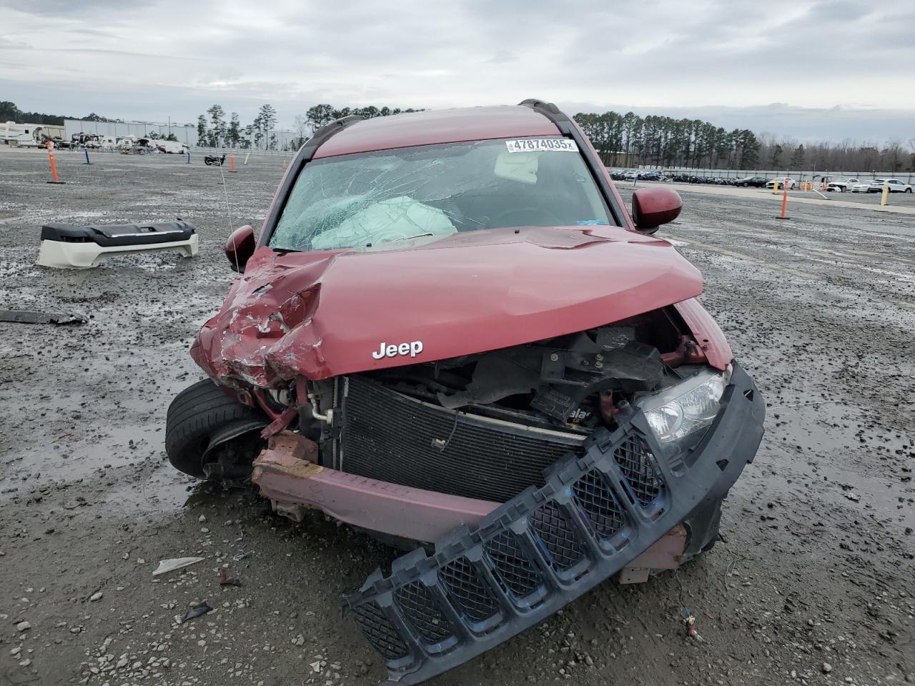 2015 Jeep Compass VIN 1C4NJDEB1FD395134 Copart auction photo, front end damage thumbnail 5