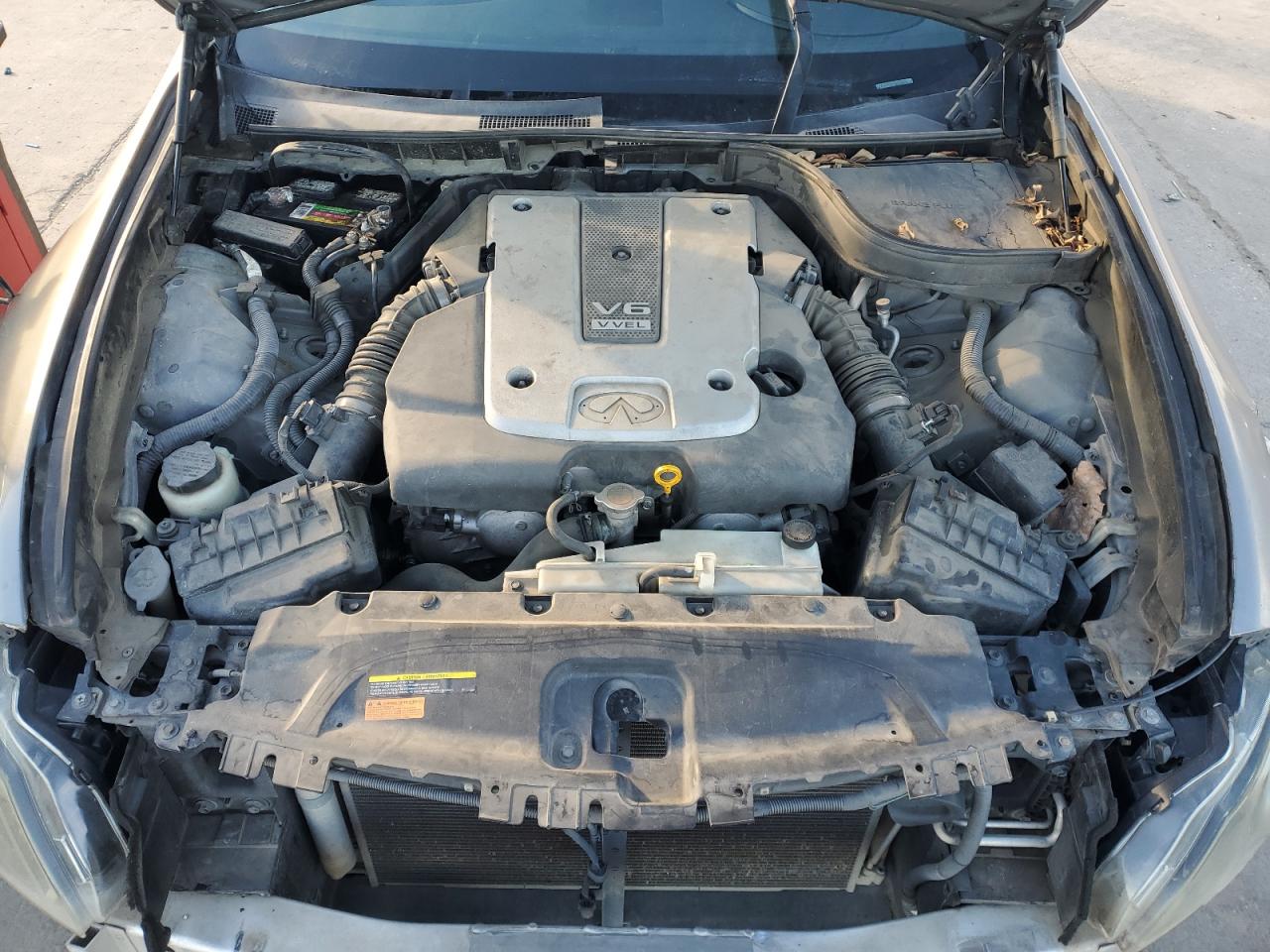 2013 Infiniti G VIN JN1CV6AP4DM722294 Copart auction photo, side / front end damage thumbnail 11