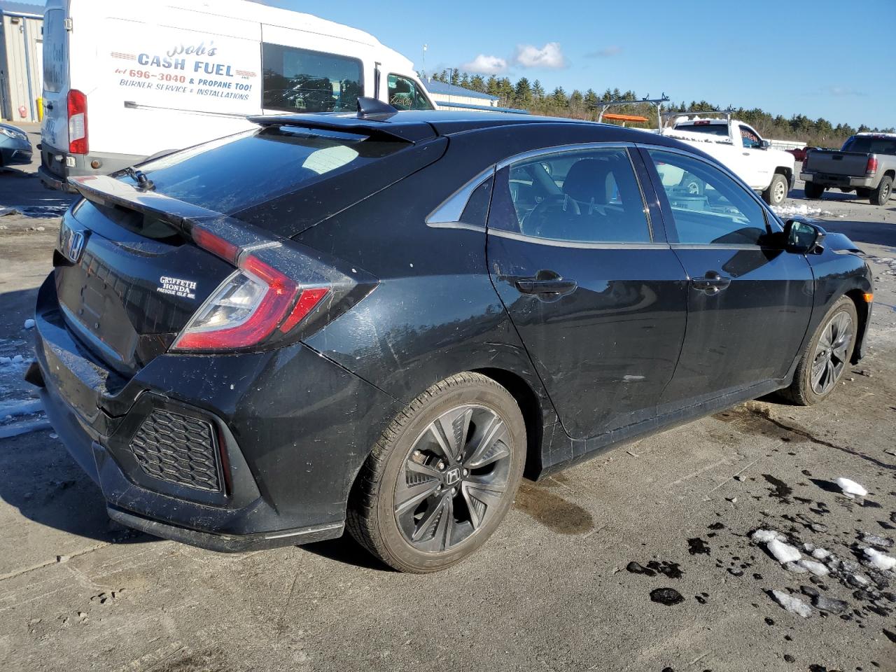 2017 Honda Civic VIN SHHFK7H56HU408575 Copart auction photo, front end damage thumbnail 3