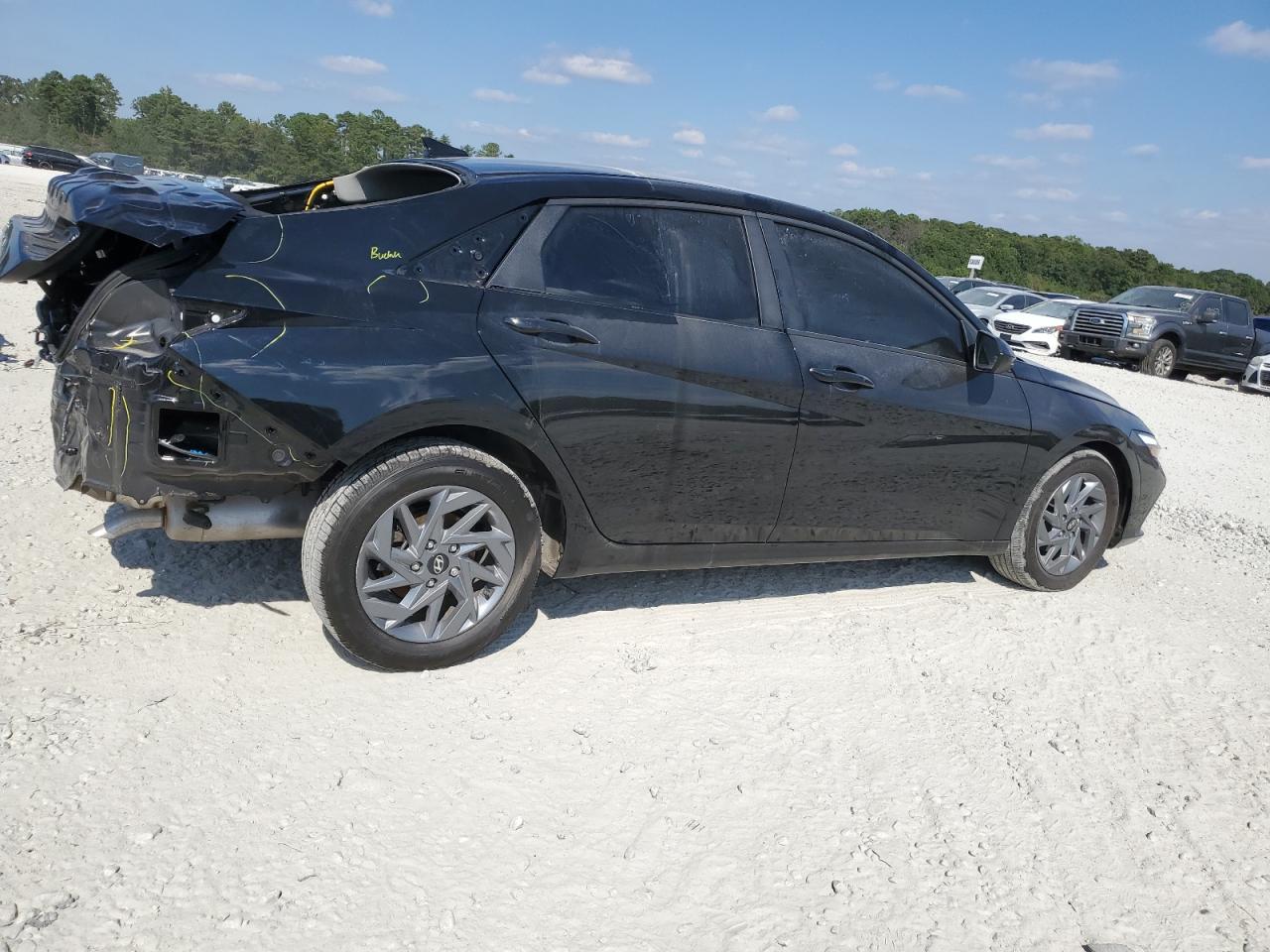 2024 Hyundai Elantra VIN KMHLM4DG5RU745036 Copart auction photo, rear end / minor dent/scratches damage thumbnail 3
