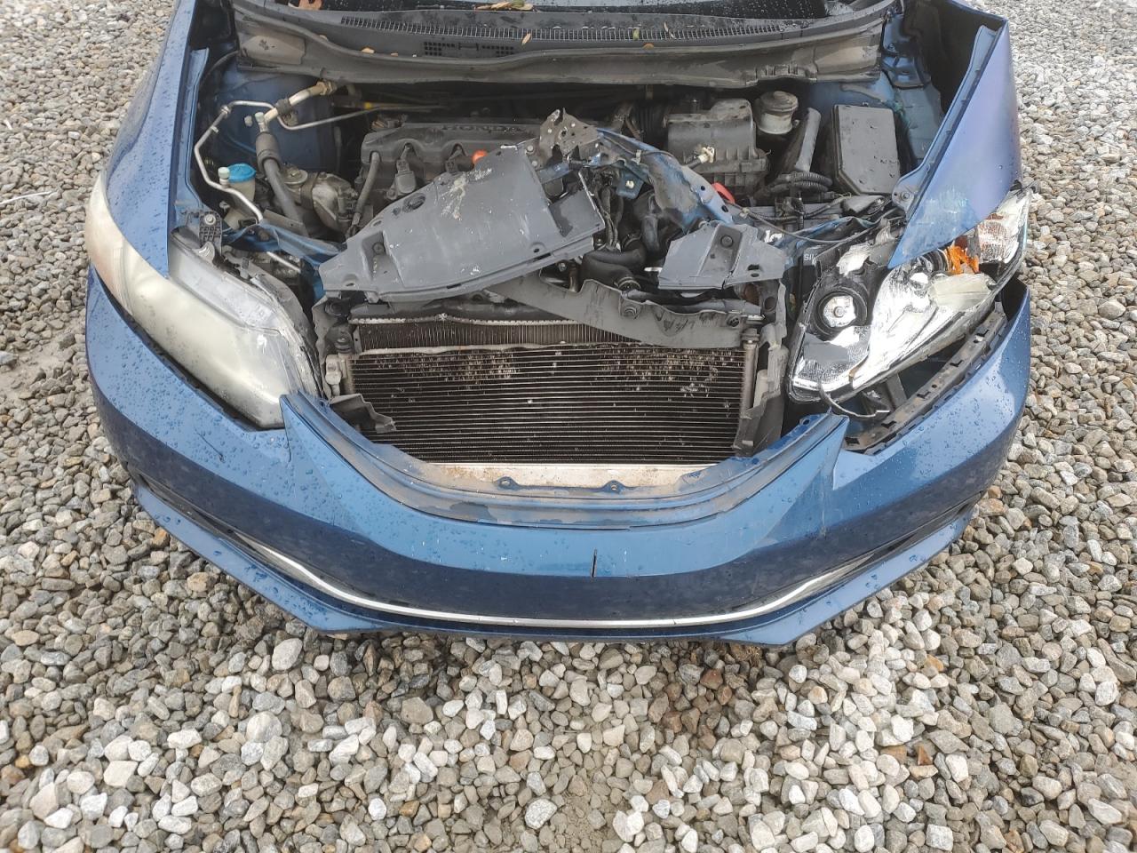 2013 Honda Civic VIN 19XFB2F85DE056798 Copart auction photo, front end / undercarriage damage thumbnail 11