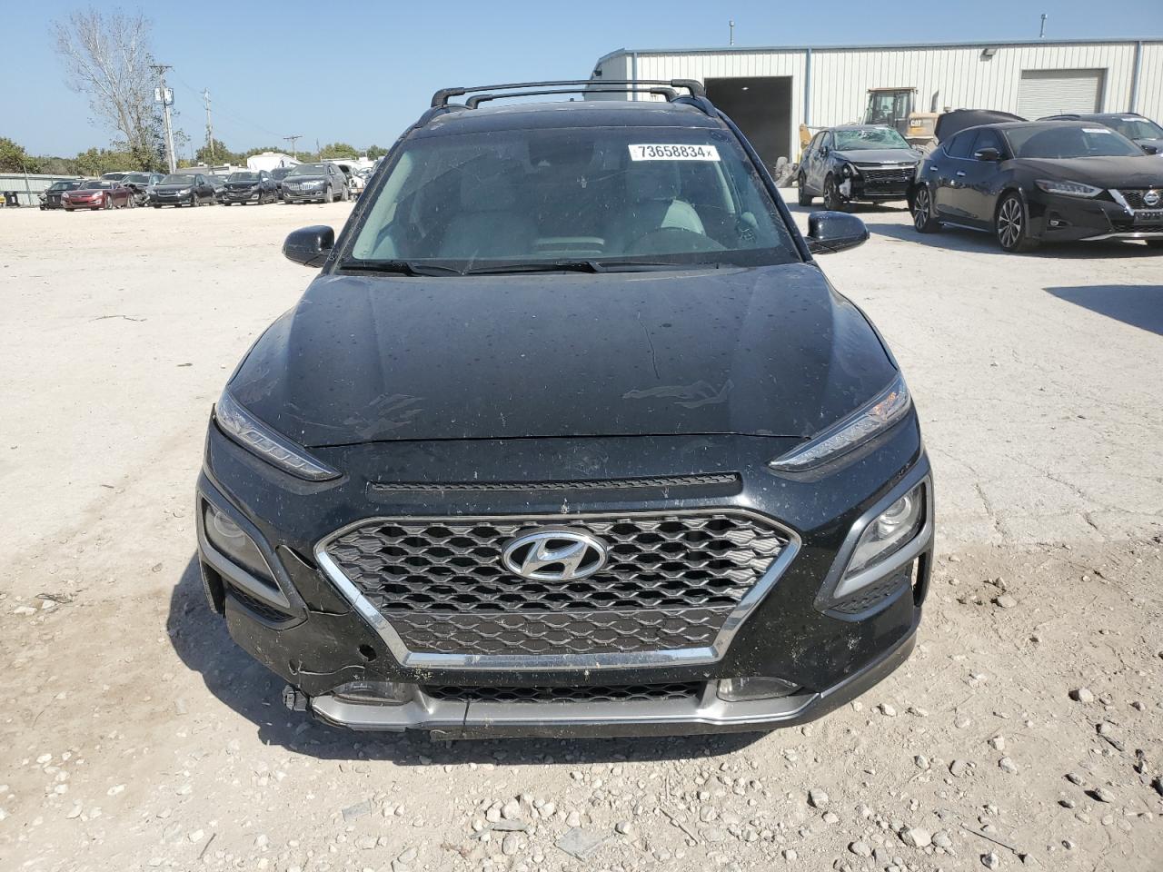 2021 Hyundai Kona VIN KM8K33A59MU618388 Copart auction photo, rear end / front end damage thumbnail 5