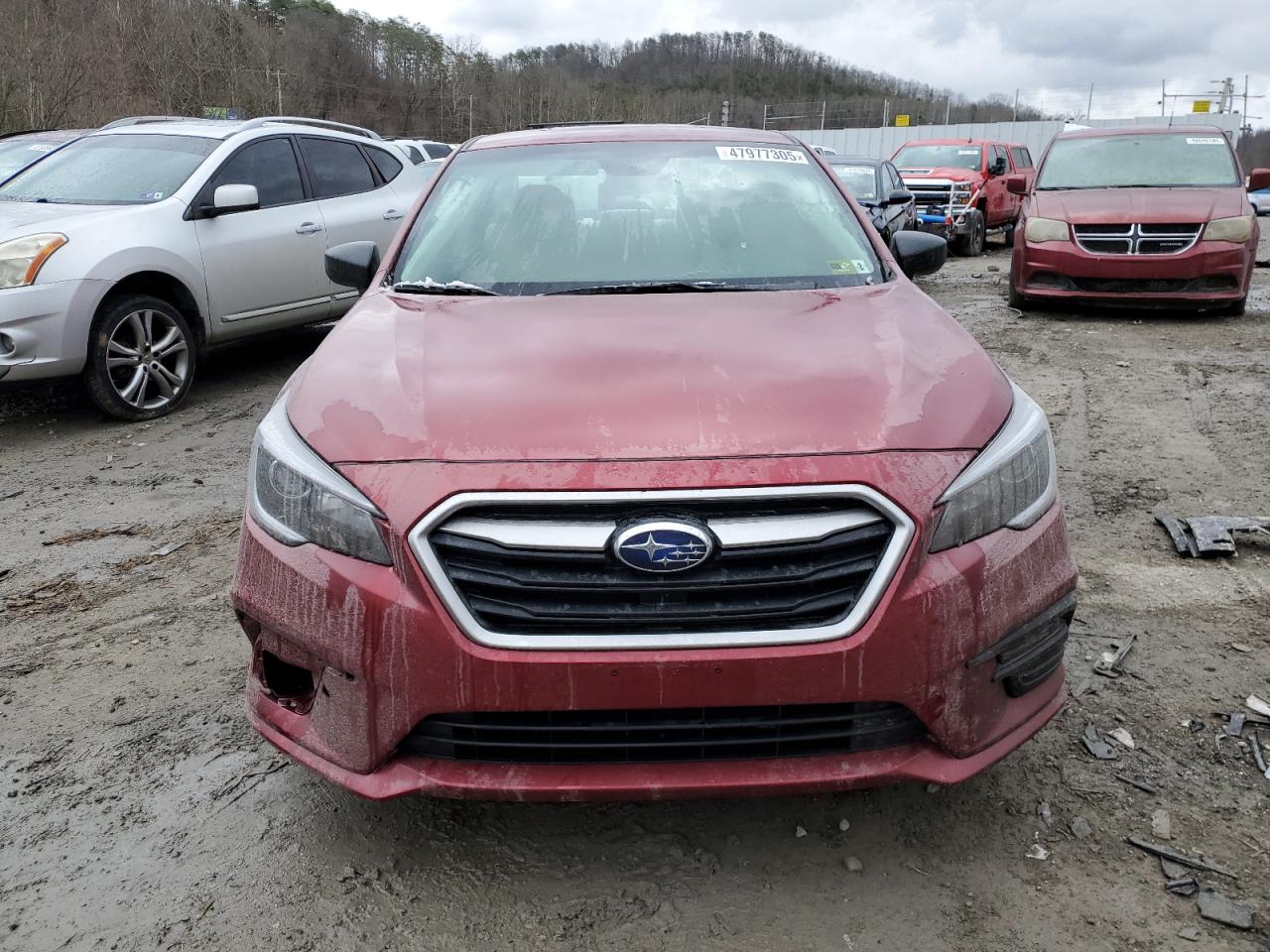 2019 Subaru Legacy VIN 4S3BNAB60K3003306 Copart auction photo, front end / minor dent/scratches damage thumbnail 5