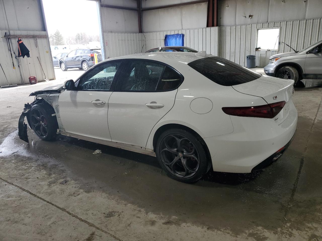 2017 Alfa Romeo Giulia VIN ZARFAEEN2H7549863 Copart auction photo, side damage thumbnail 2