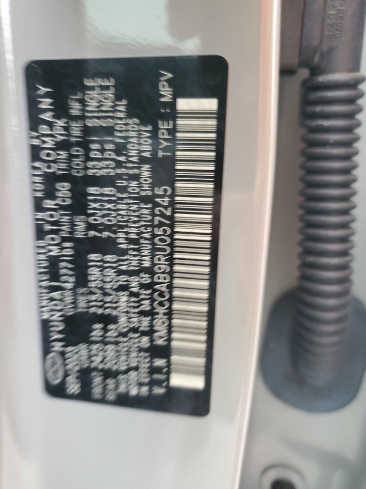 2024 Hyundai Kona VIN KM8HCCAB9RU057245 Copart auction photo, front end / side damage thumbnail 12