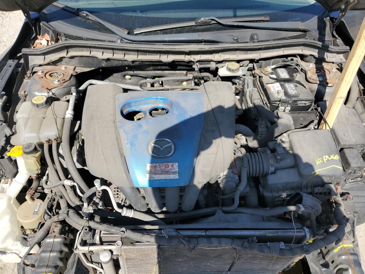 2012 Mazda 3 VIN JM1BL1L80C1655569 Copart auction photo, front end / minor dent/scratches damage thumbnail 11