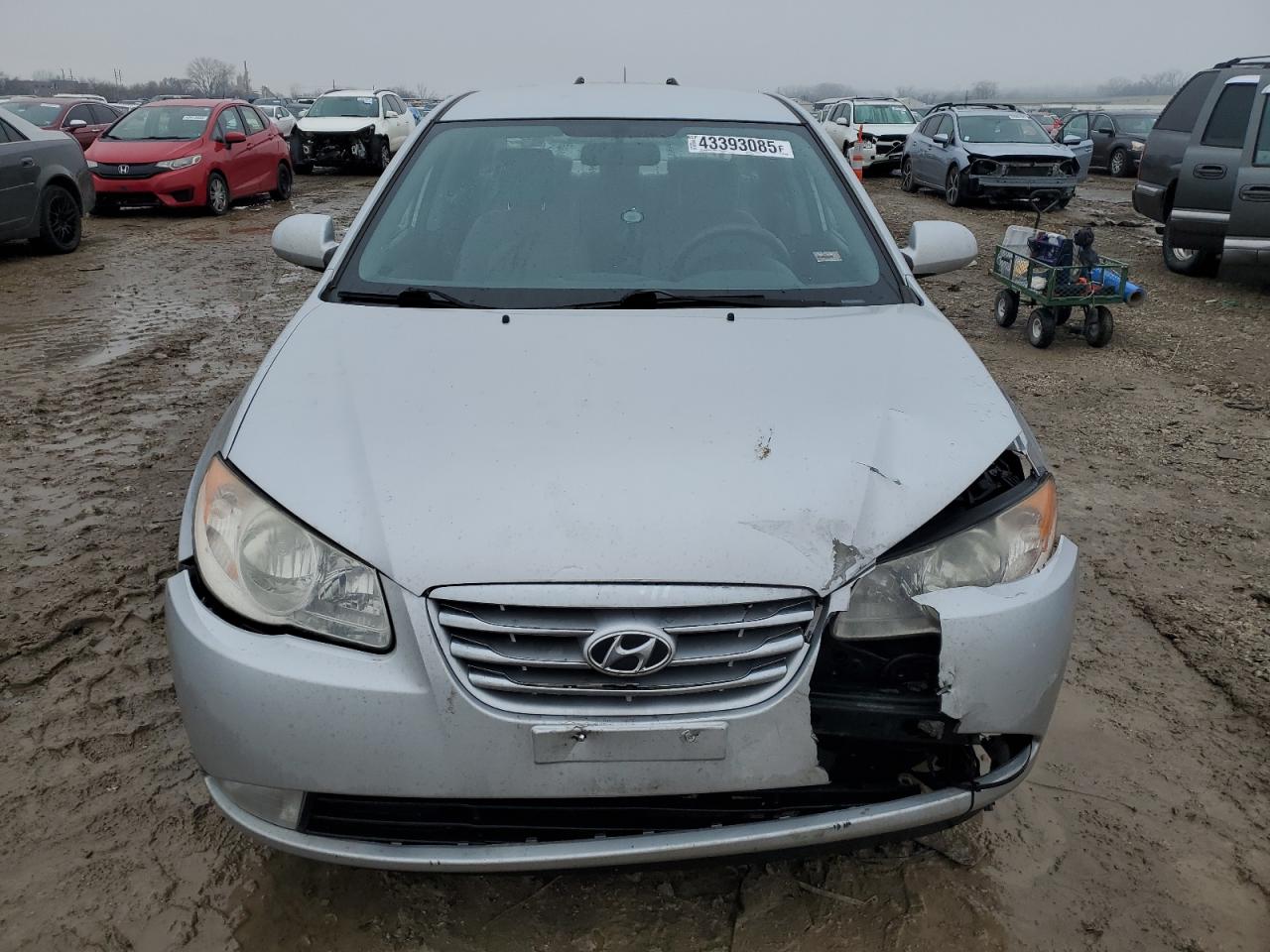 2010 Hyundai Elantra VIN KMHDU4AD1AU879559 Copart auction photo, front end damage thumbnail 5