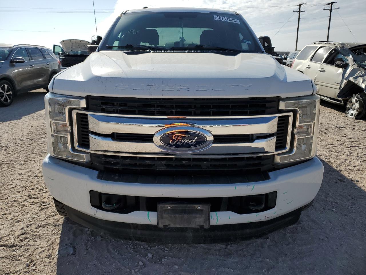 2017 Ford F250 VIN 1FT7W2BT4HEE85371 Copart auction photo, rear end damage thumbnail 5