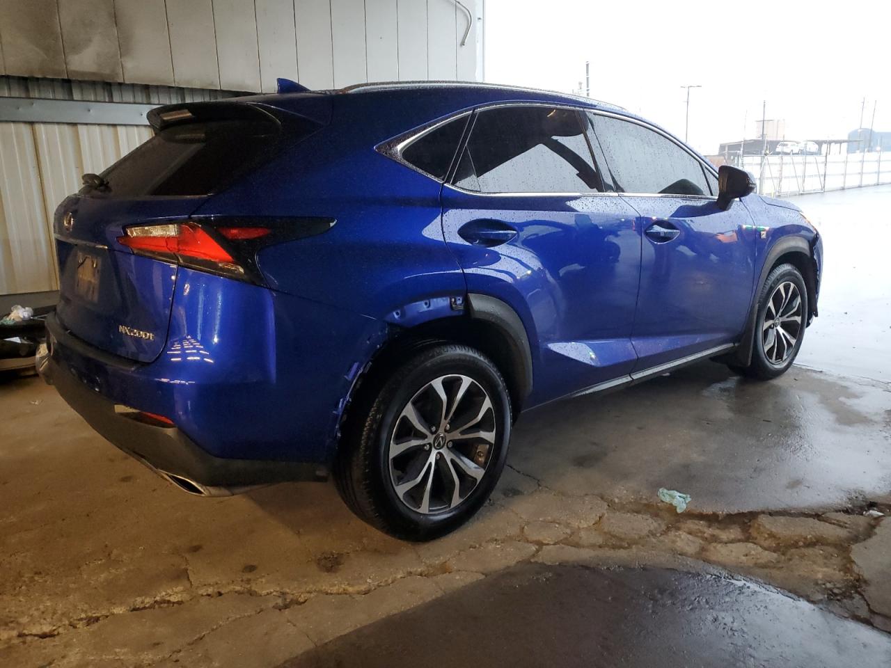 2017 Lexus NX VIN JTJYARBZ8H2070200 Copart auction photo, all over damage thumbnail 3