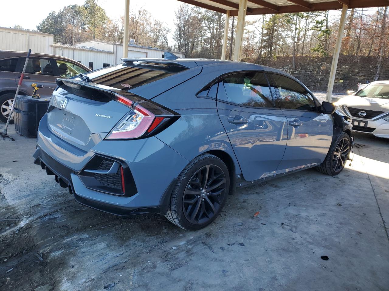 2021 Honda Civic VIN SHHFK7H40MU226095 Copart auction photo, front end damage thumbnail 3