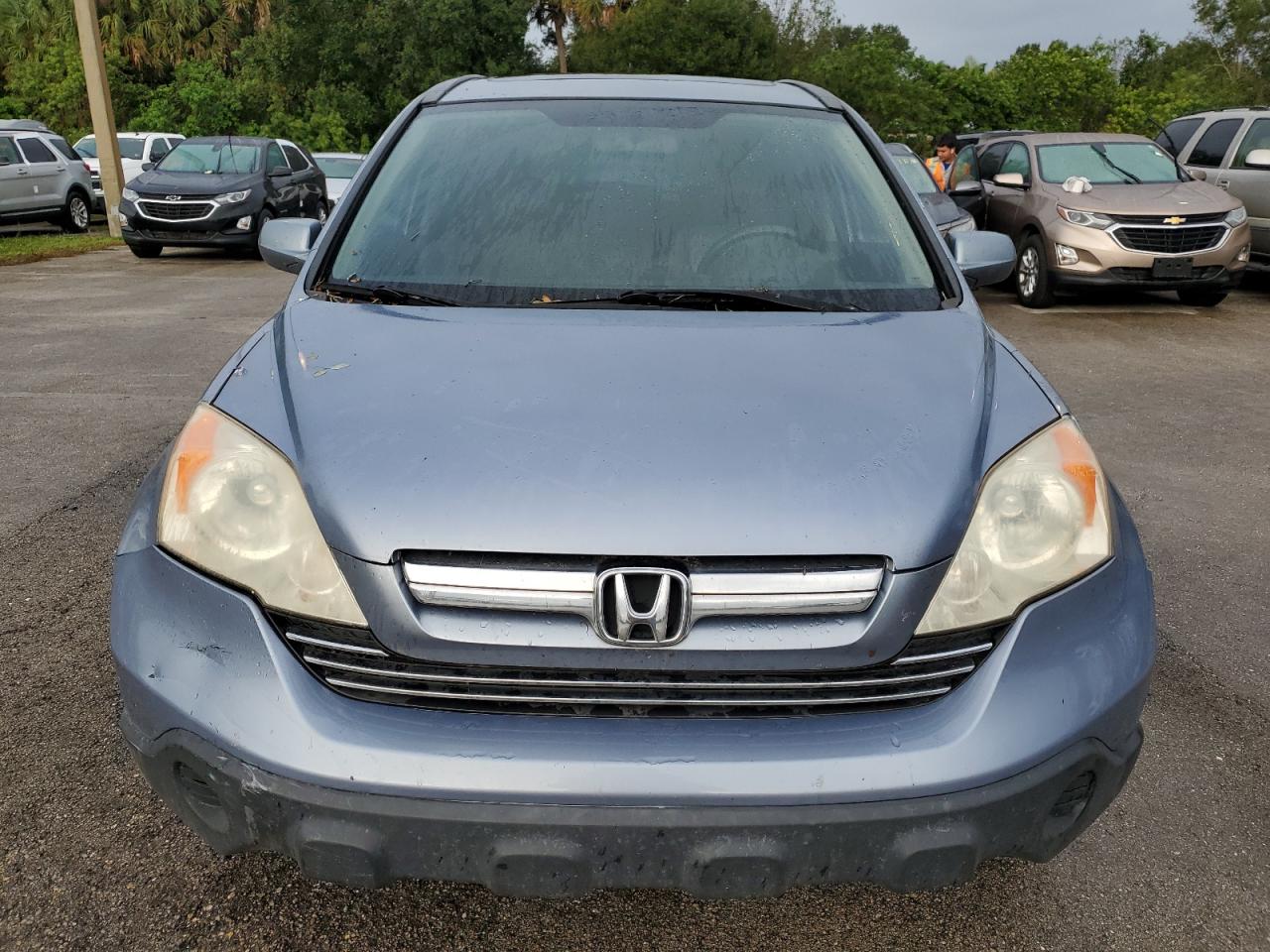 2007 Honda CR-V VIN JHLRE38797C046482 Copart auction photo, rear end damage thumbnail 5