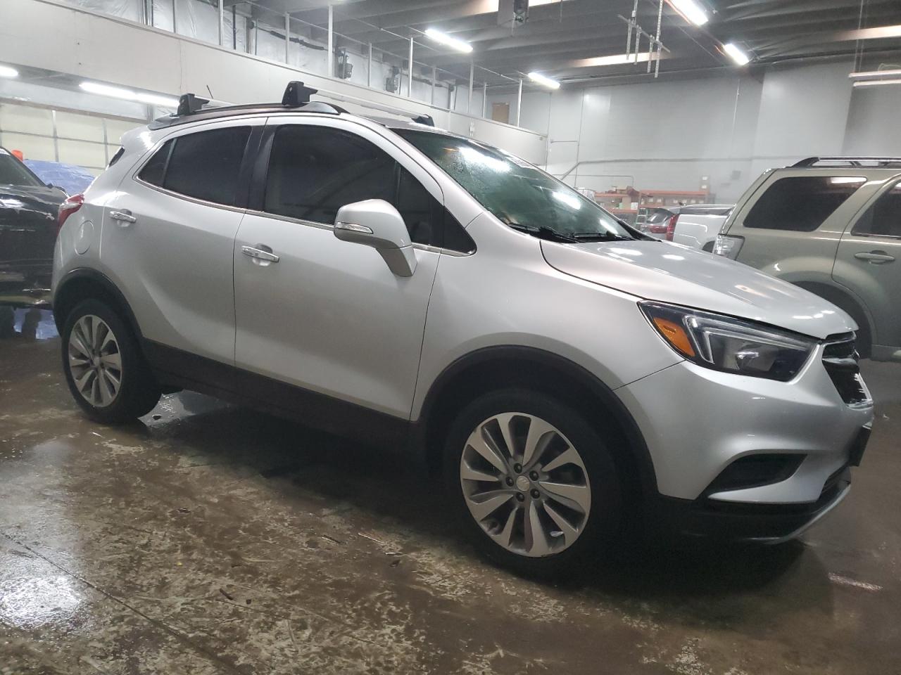 2019 Buick Encore VIN KL4CJESB4KB763128 Copart auction photo, front end / hail damage thumbnail 4