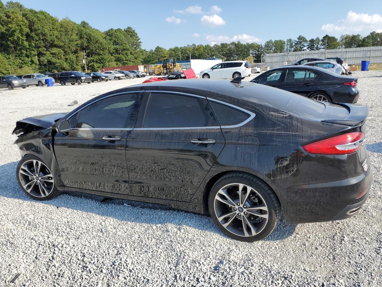 2020 Ford Fusion VIN 3FA6P0D97LR151801 Copart auction photo, front end / mechanical damage thumbnail 2