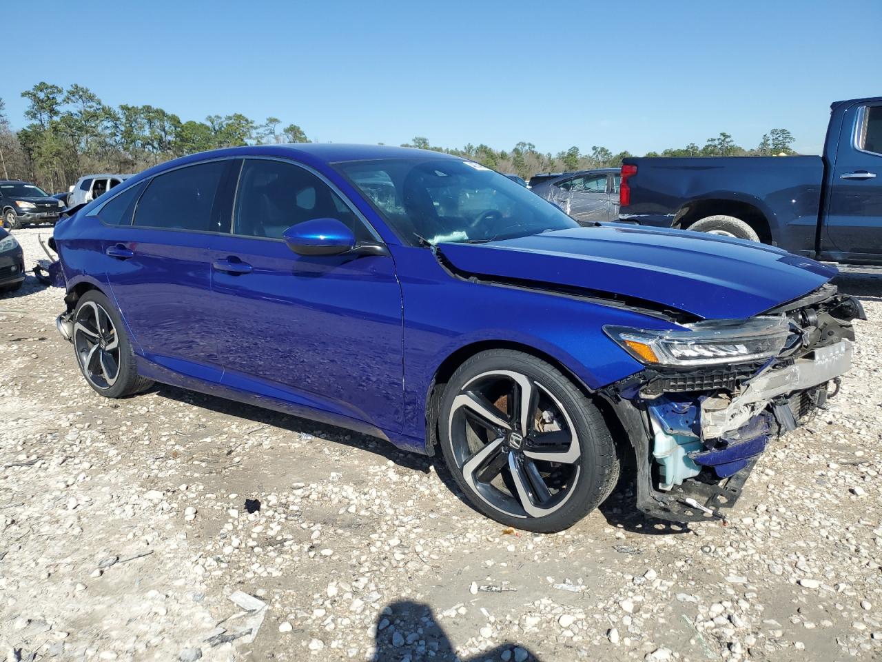 2019 Honda Accord VIN 1HGCV1F36KA032715 Copart auction photo, rear end / front end damage thumbnail 4