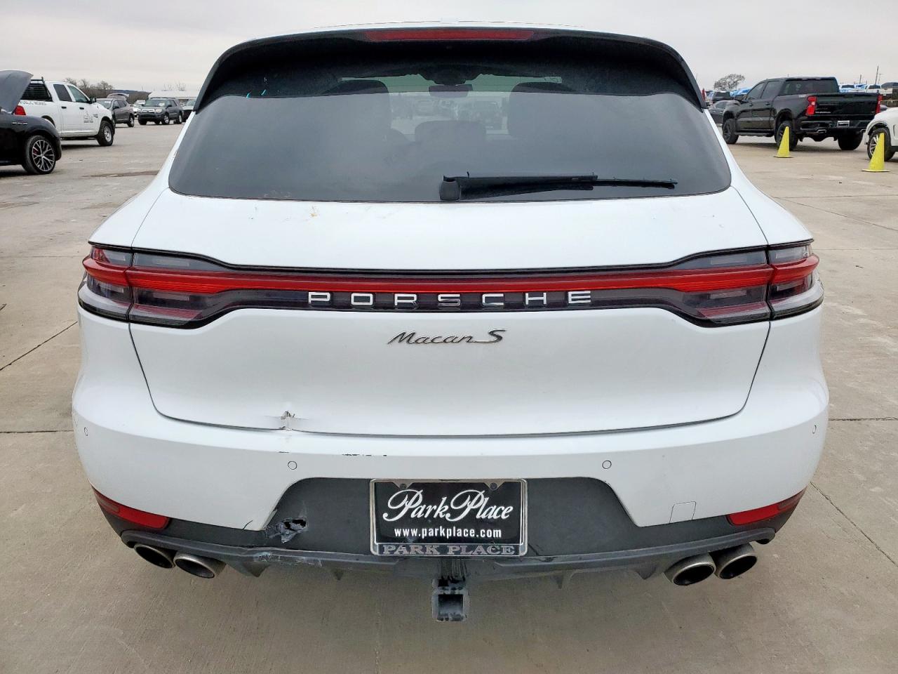 2021 Porsche Macan VIN WP1AB2A59MLB38529 Copart auction photo, front end damage thumbnail 6