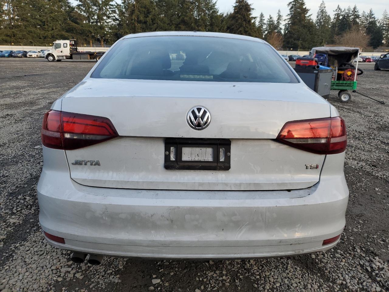 2017 Volkswagen Jetta VIN 3VW167AJ4HM307082 Copart auction photo, front end / side damage thumbnail 6