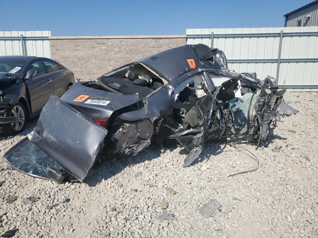 2019 Infiniti Q50 VIN JN1EV7AP7KM516897 Copart auction photo, all over damage thumbnail 3