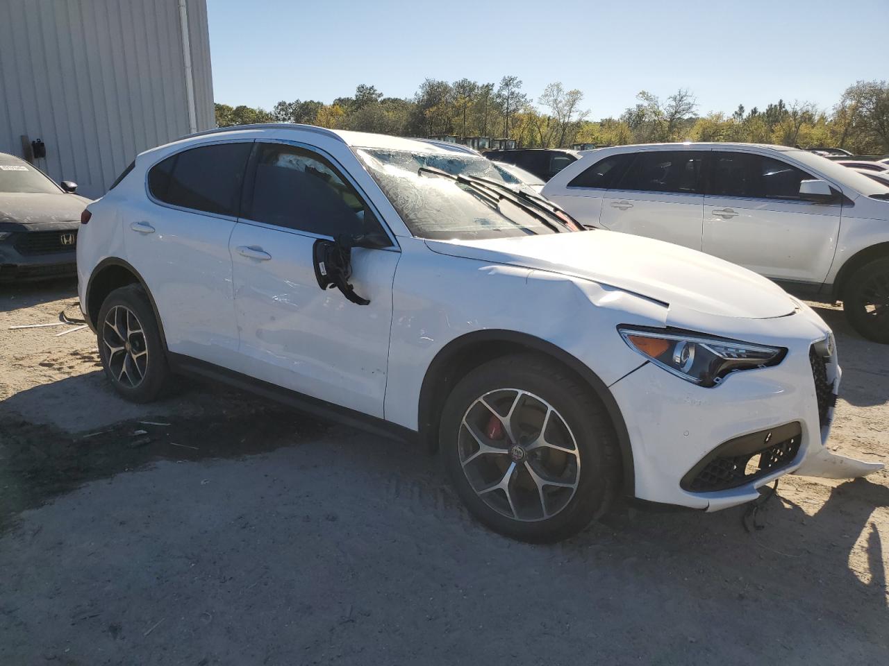 2019 Alfa Romeo Stelvio VIN ZASPAKBN9K7C32503 Copart auction photo, rollover damage thumbnail 4