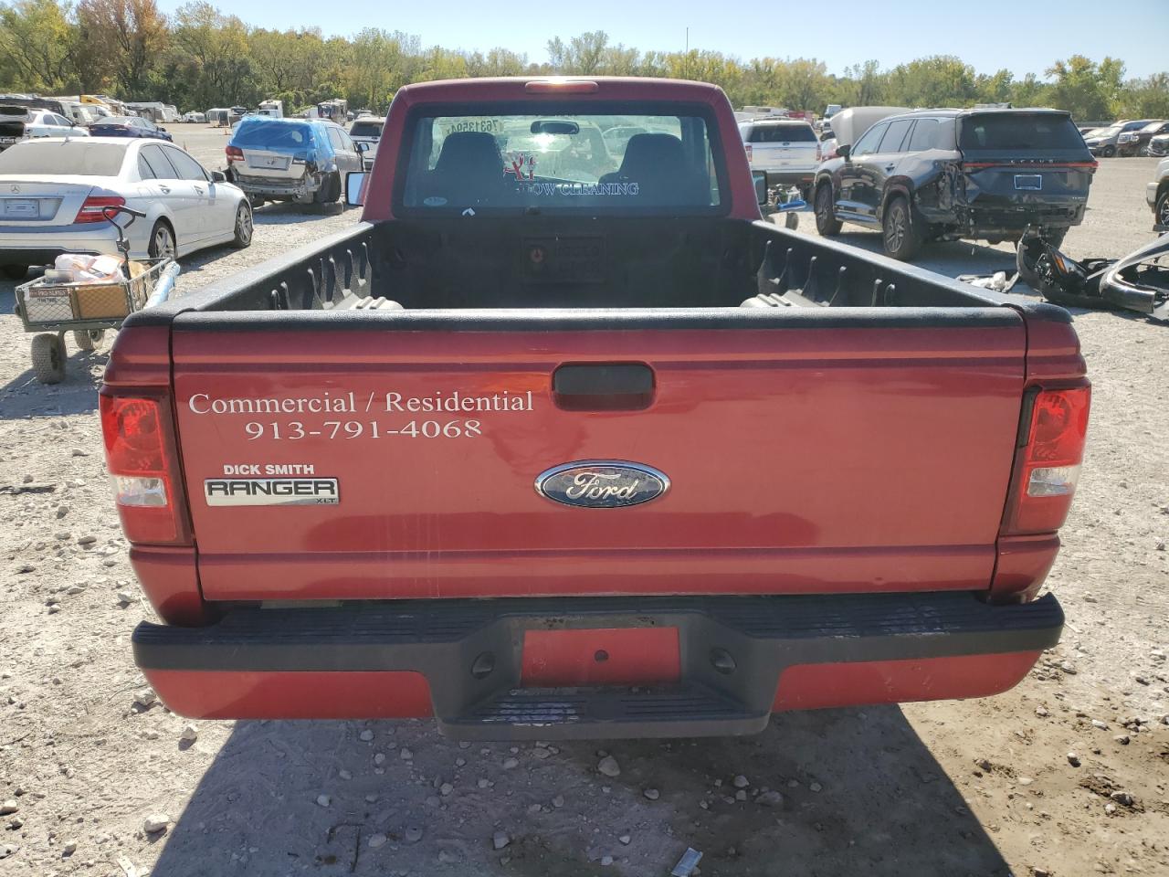 2007 Ford Ranger VIN 1FTYR10D27PA21418 Copart auction photo, front end / undercarriage damage thumbnail 6