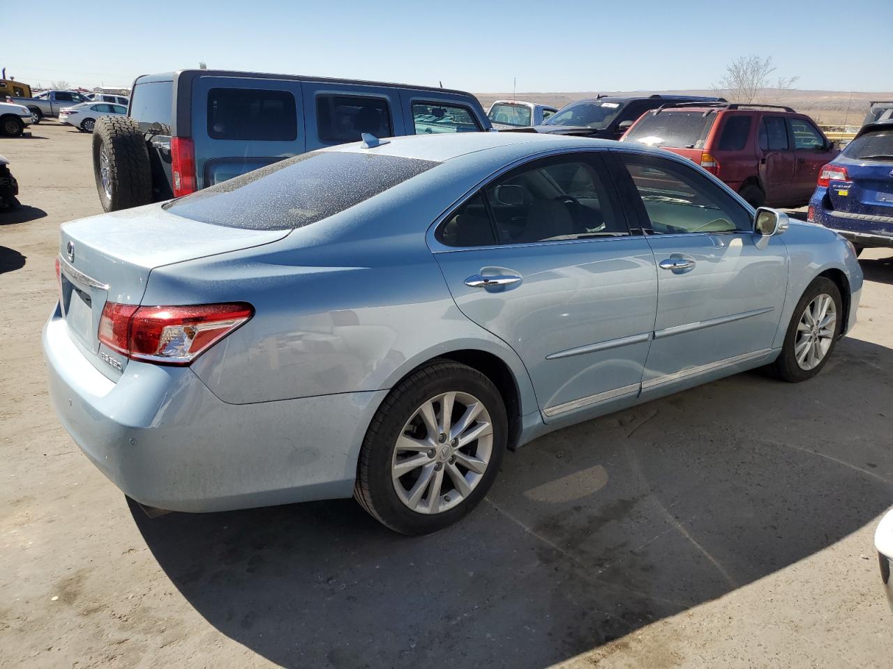 2011 Lexus ES VIN JTHBK1EG5B2439960 Copart auction photo, vandalism damage thumbnail 3