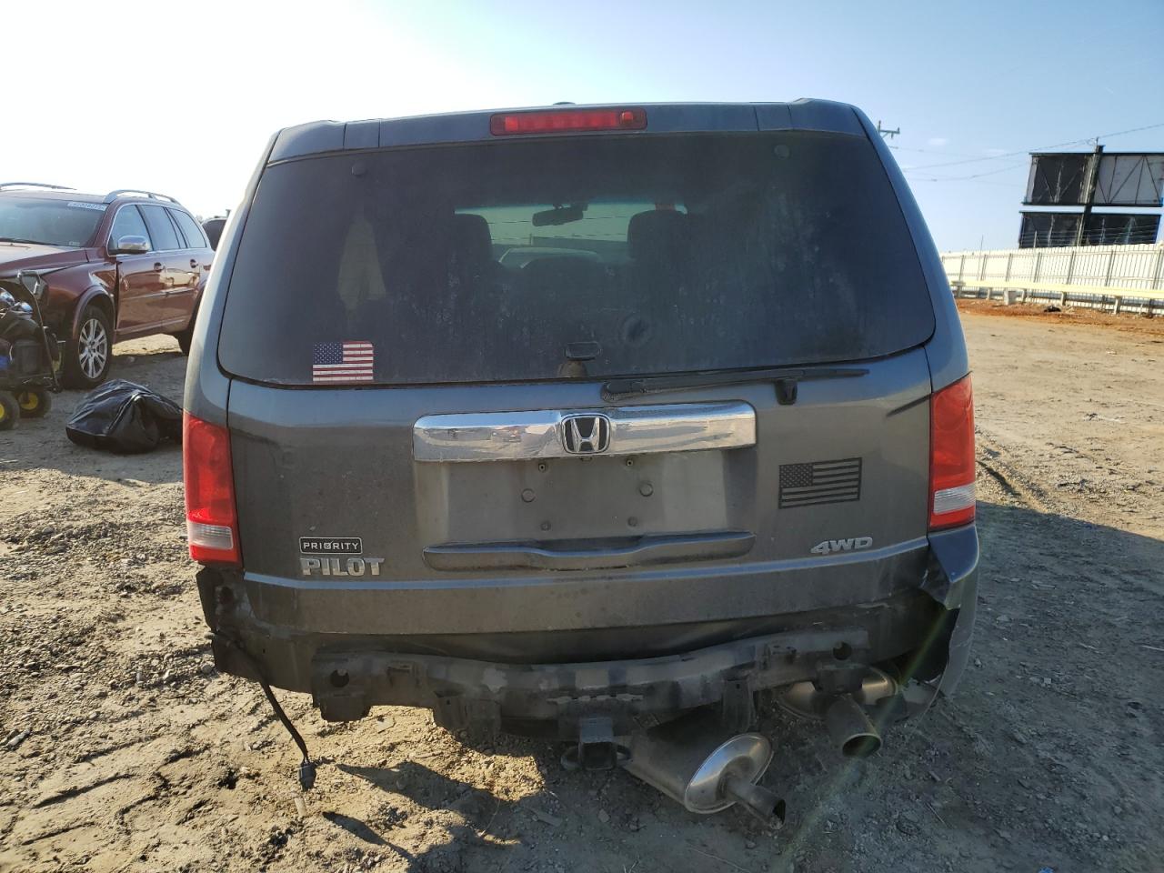 2012 Honda Pilot VIN 5FNYF4H73CB023272 Copart auction photo, all over / undercarriage damage thumbnail 6