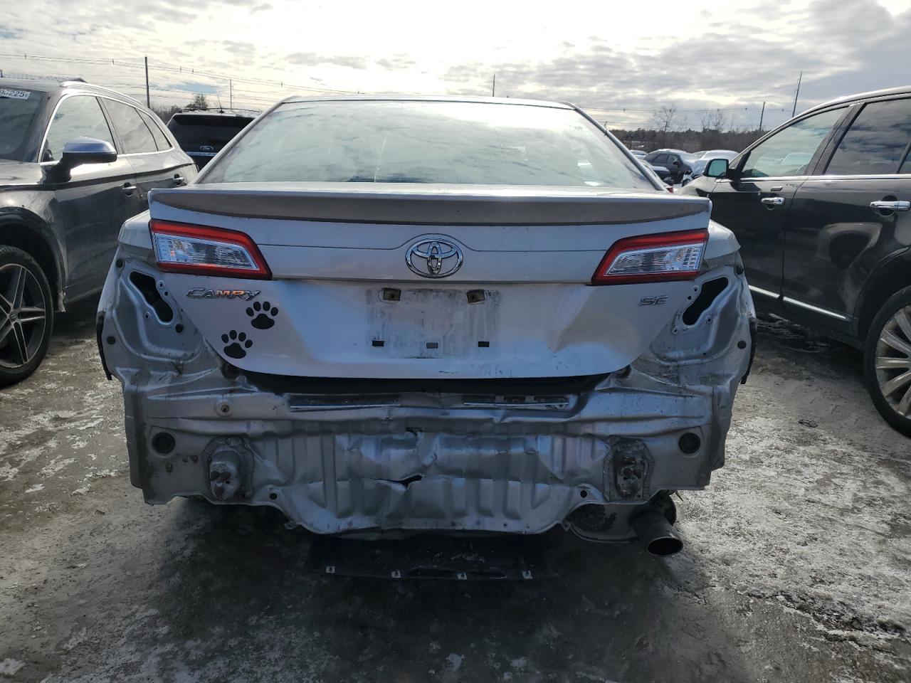 2012 Toyota Camry VIN 4T1BF1FK8CU147116 Copart auction photo, rear end damage thumbnail 6