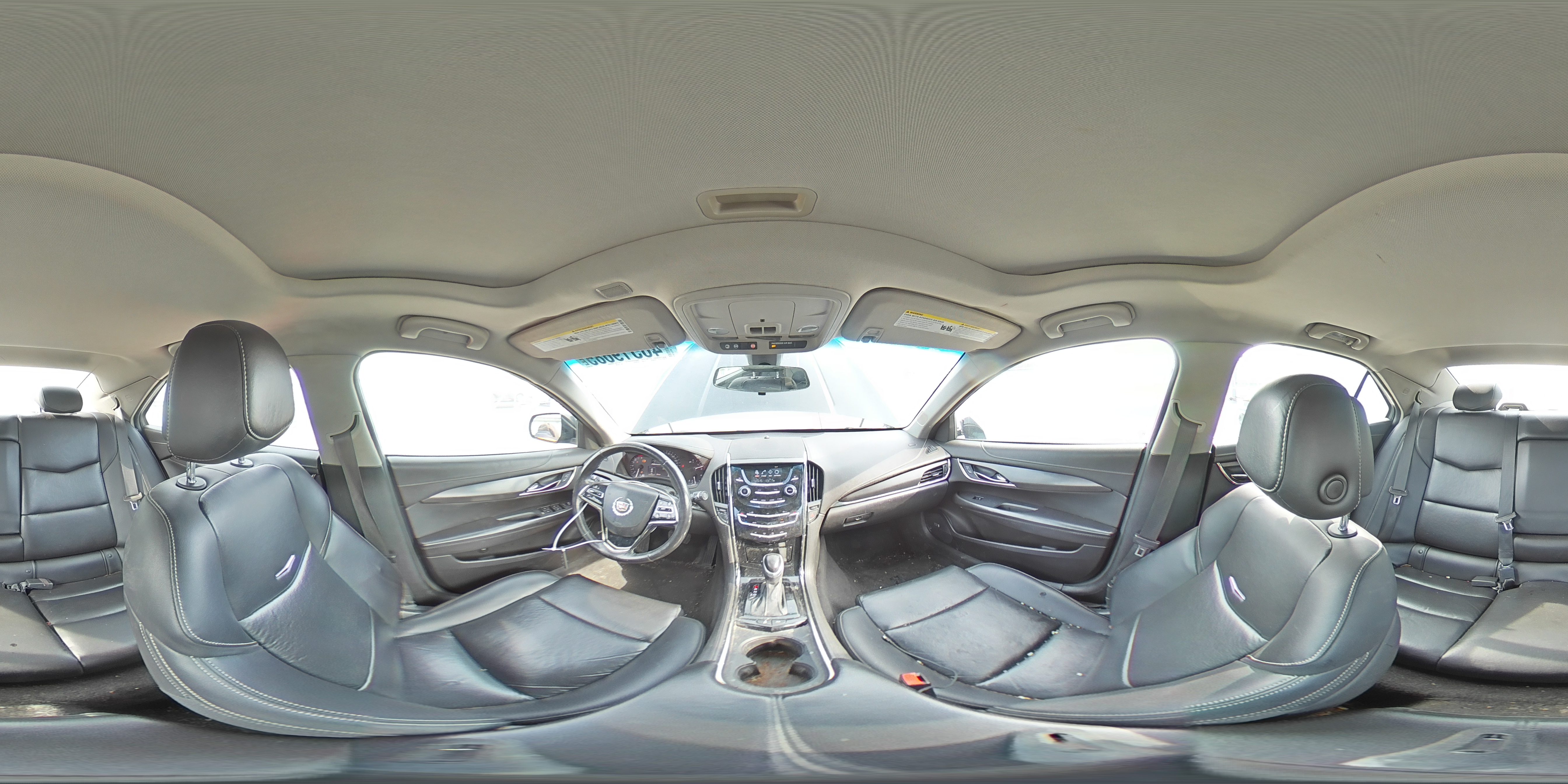 2014 Cadillac ATS VIN 1G6AG5RX1E0192780 Copart auction photo, front end / side damage thumbnail 13