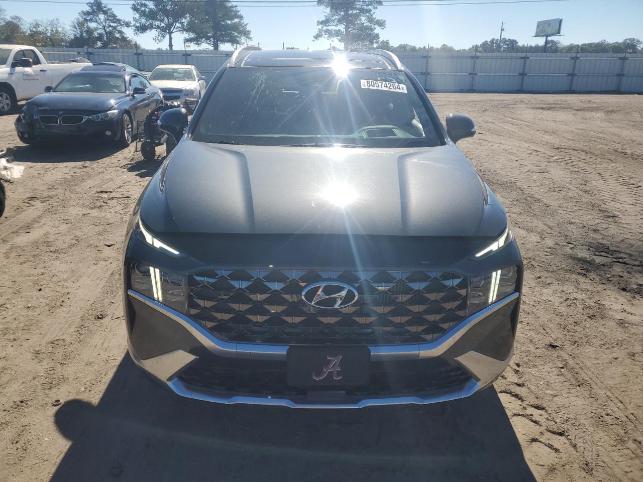 2022 Hyundai Santa Fe VIN 5NMS54AL3NH478902 Copart auction photo, rear end damage thumbnail 5