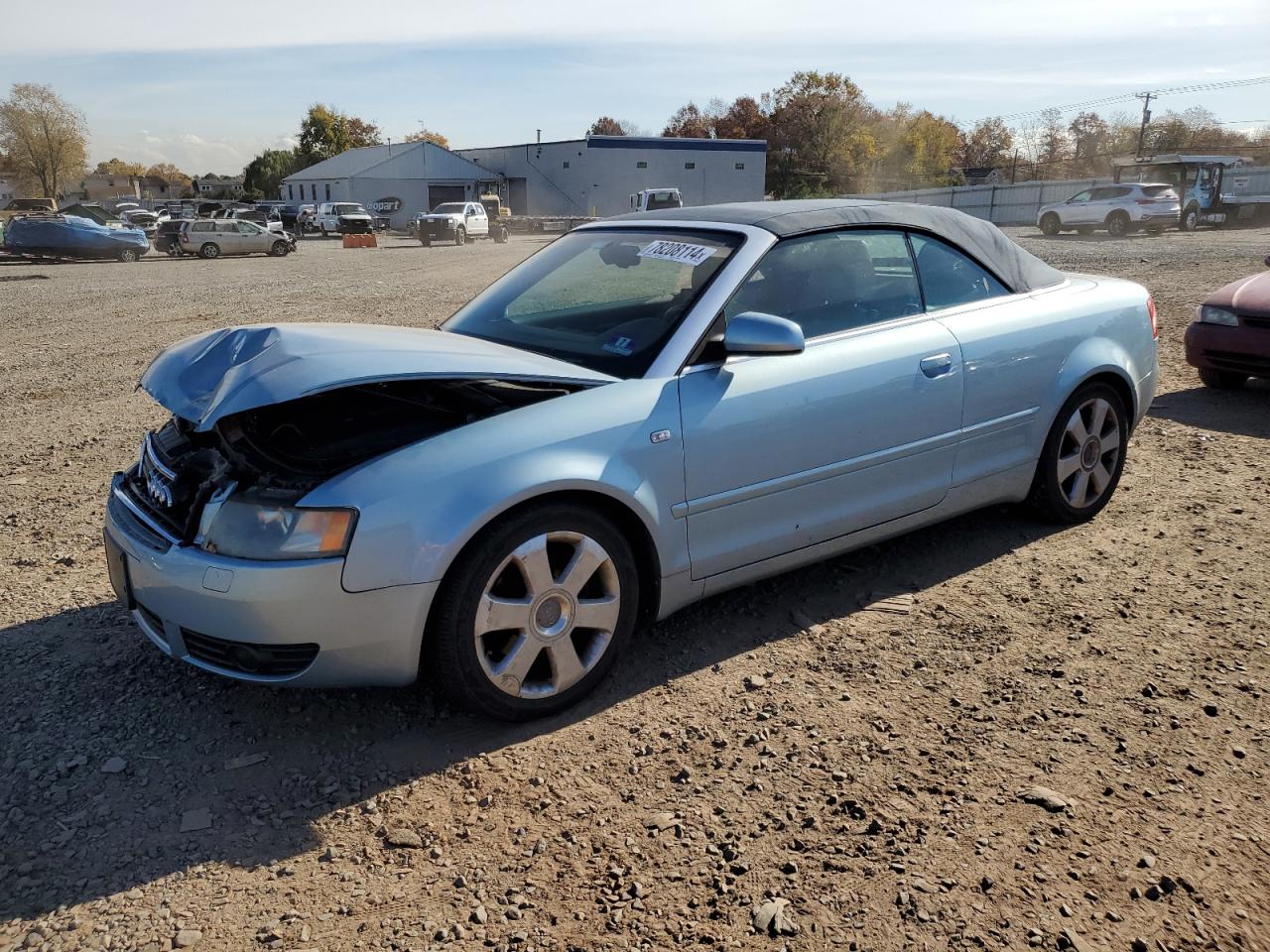 2005 Audi A4 VIN WAUDT48H25K007566