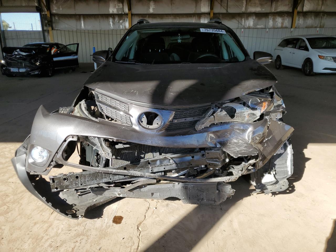 2015 Toyota RAV 4 VIN 2T3WFREV8FW207905 Copart auction photo, front end damage thumbnail 5