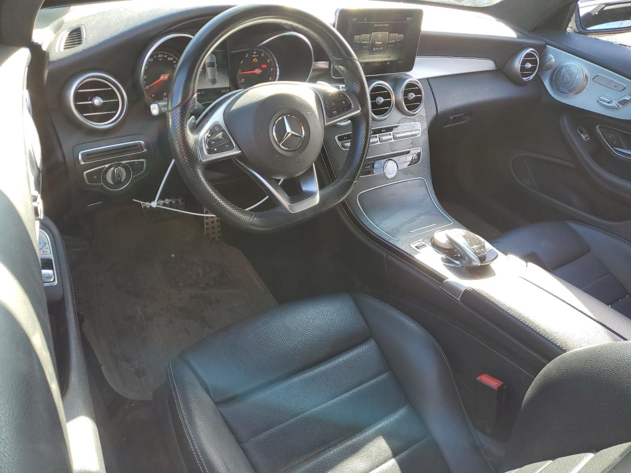2018 Mercedes-Benz C-klasse VIN WDDWJ4KB4JF681717 Copart auction photo, front end / side damage thumbnail 8