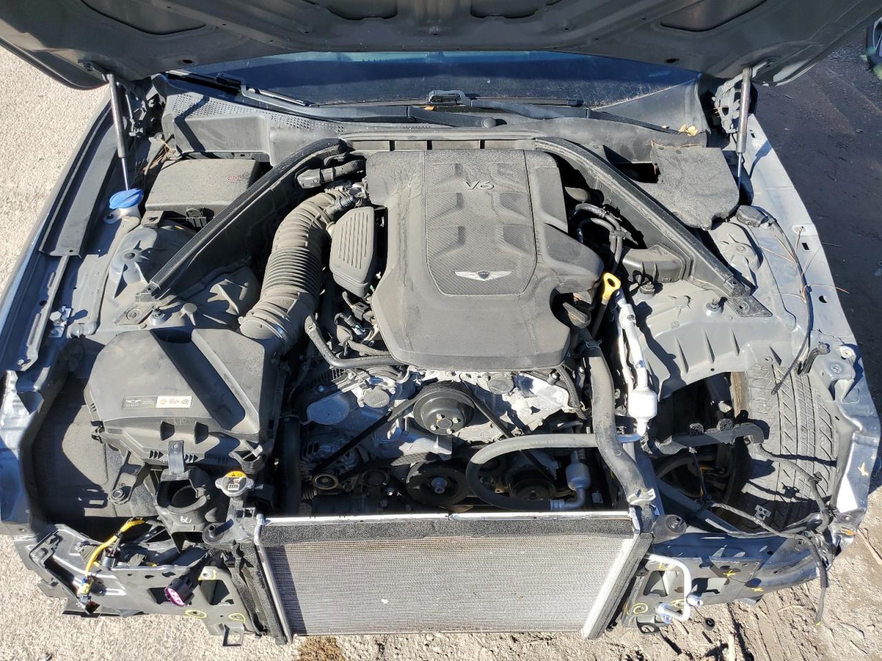 2020 Genesis G80 VIN KMTFN4JE2LU328662 Copart auction photo, front end damage thumbnail 11